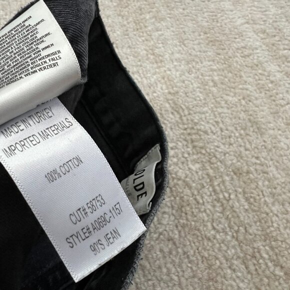 Agolde 90s Mid Rise Loose Fit Distressed Jeans in Vagabond 25 - Picture 11 of 11